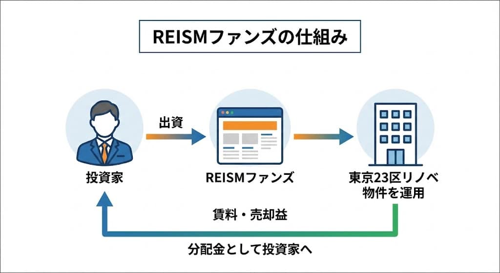 REISMファンズとは?どんな仕組みの不動産クラファンか?