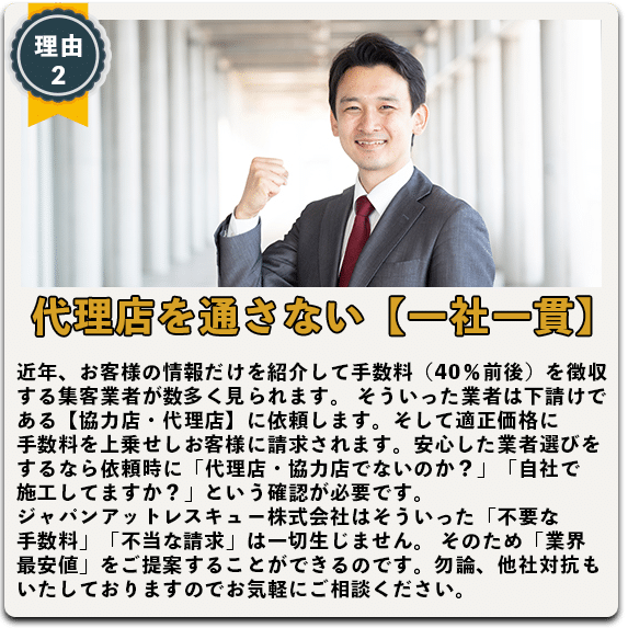 ジャパンアットレスキューのシロアリ駆除 口コミ