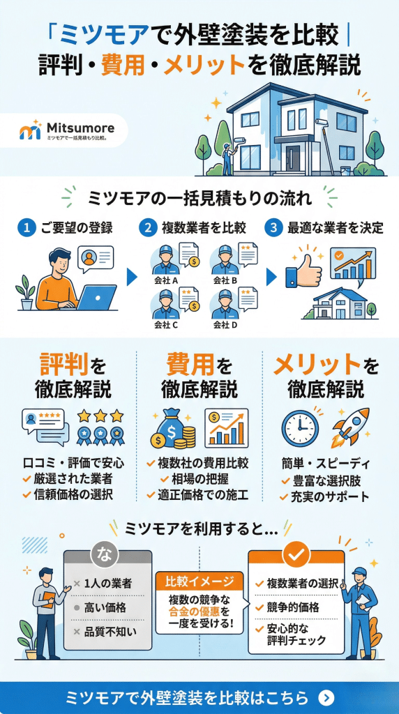 ミツモア外壁塗装