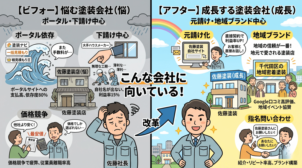 Bakuzou集客に向いている塗装会社