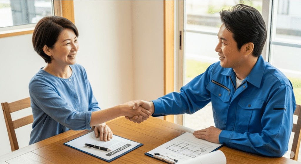 STEP4:気になる業者との打ち合わせ・契約