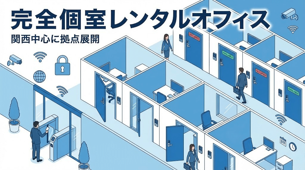 Re:ZONEのサービス特徴(完全個室レンタルオフィスの仕組み)