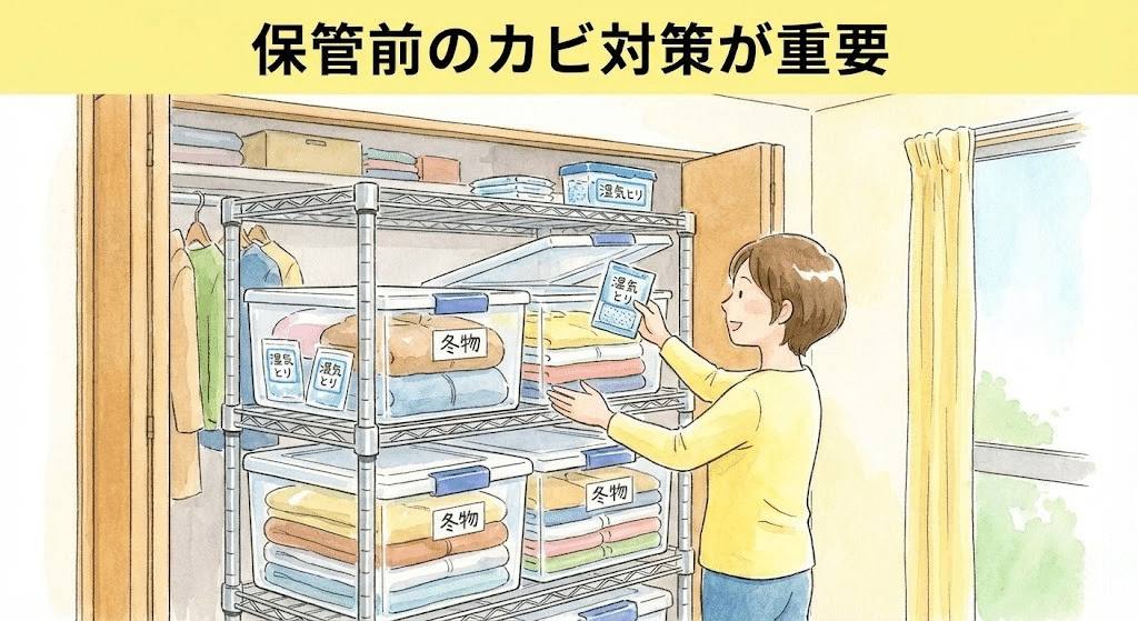 トランクルーム利用前は除湿や収納方法などのカビ対策が重要