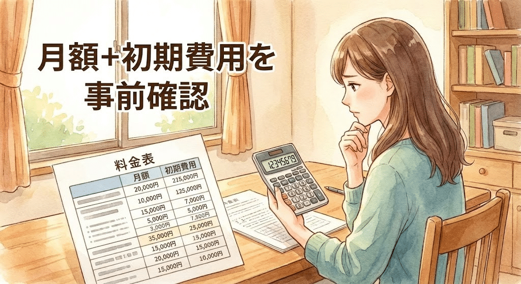 ハローストレージは月額料金と初期費用を事前に確認することが大切