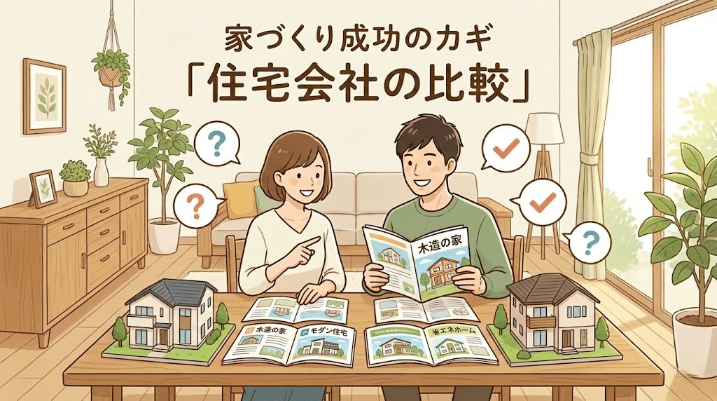 住宅会社比較を説明