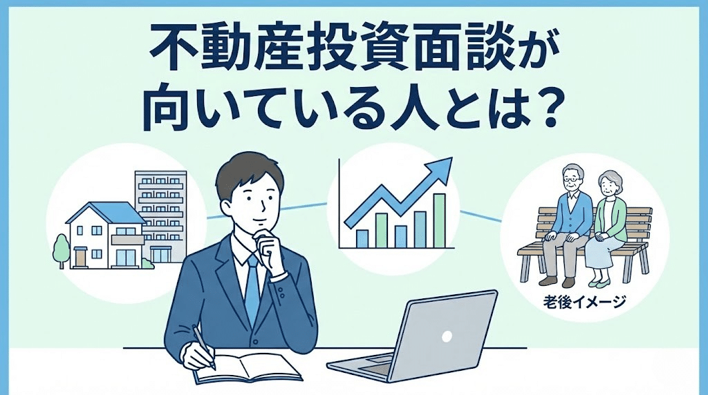 不動産投資面談に向いている人のイメージ