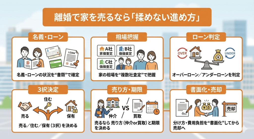 離婚で家を売るときは「決める順番」が9割