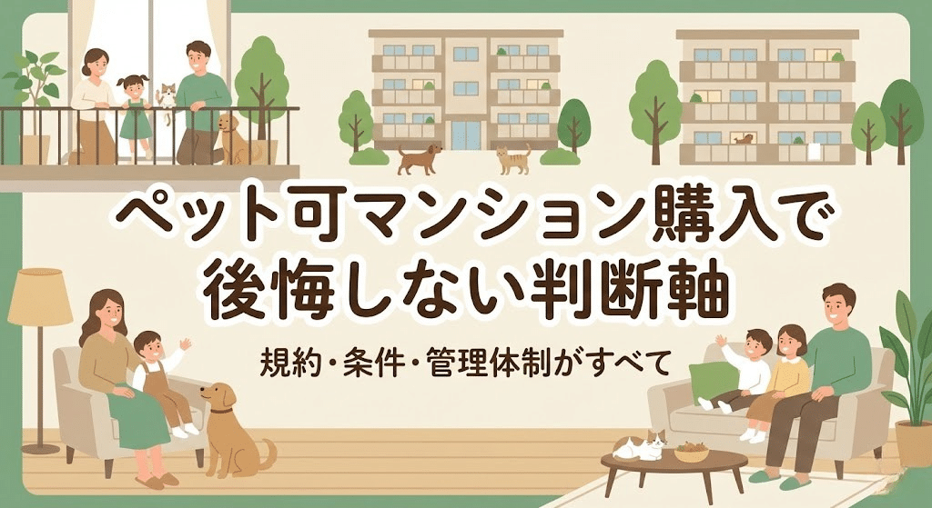 ペット可マンション購入
