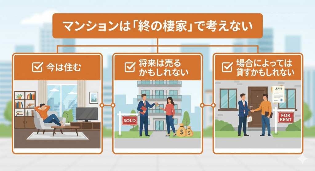 マンションは終の棲家で考えない