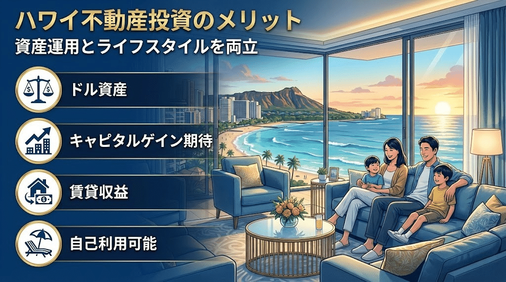 ハワイ不動産投資のメリットは何?