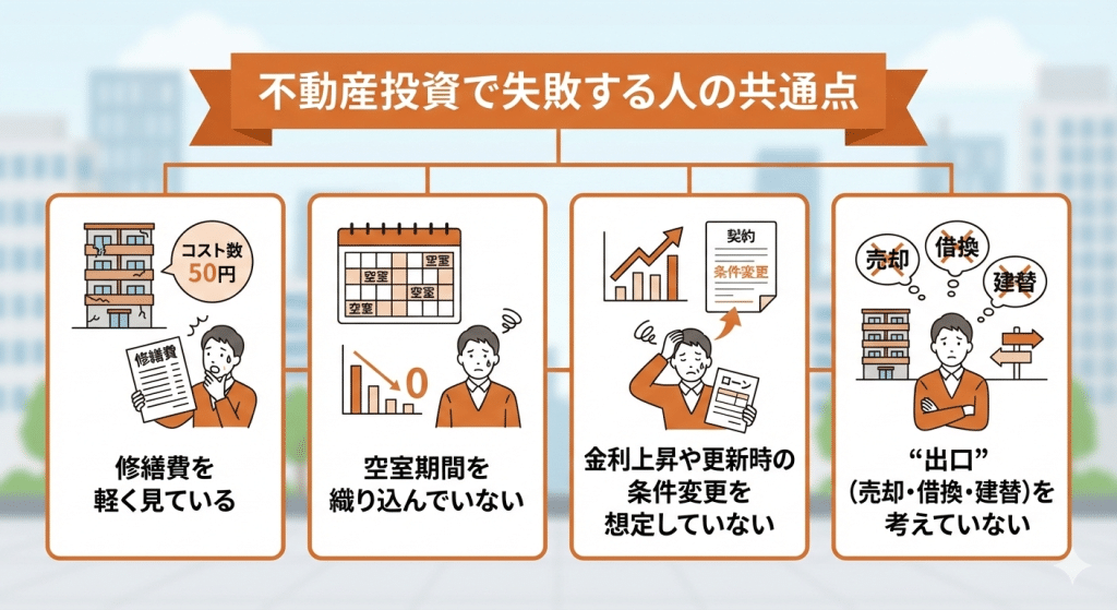 利回りが高くても失敗する典型例