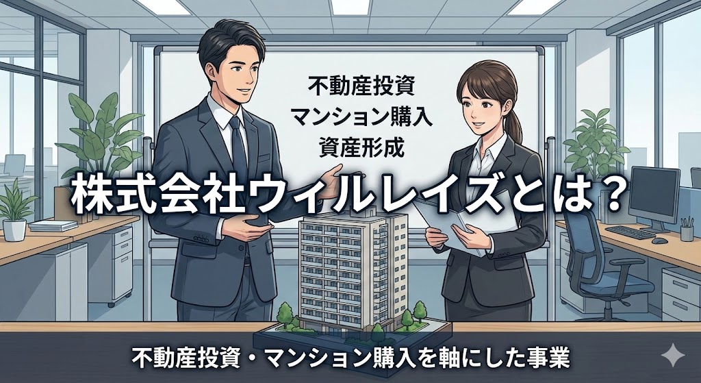 ウィルレイズとはどんな不動産会社?