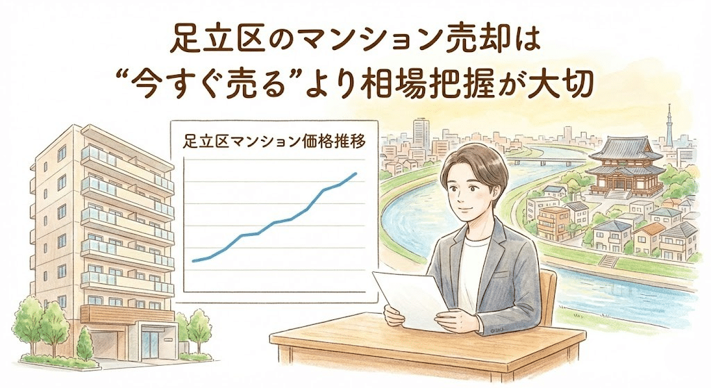 足立区のマンション売却は相場把握が重要な理由