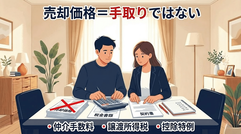 マンション売却時にかかる費用と税金イメージ