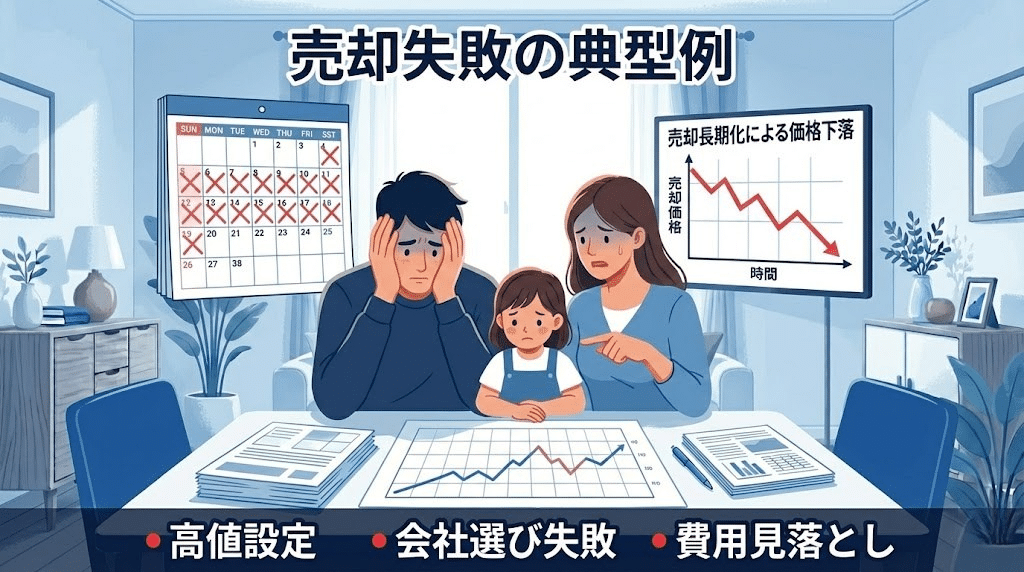 マンション売却失敗事例イメージ