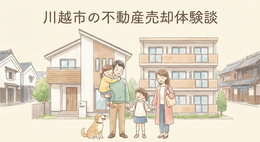 川越市で不動産を売却した人の体験談イメージ