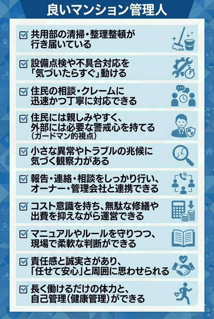 良いマンション管理人