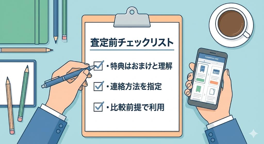 チェックリスト|Amazonギフト券付き不動産査定を使う前に確認したいこと