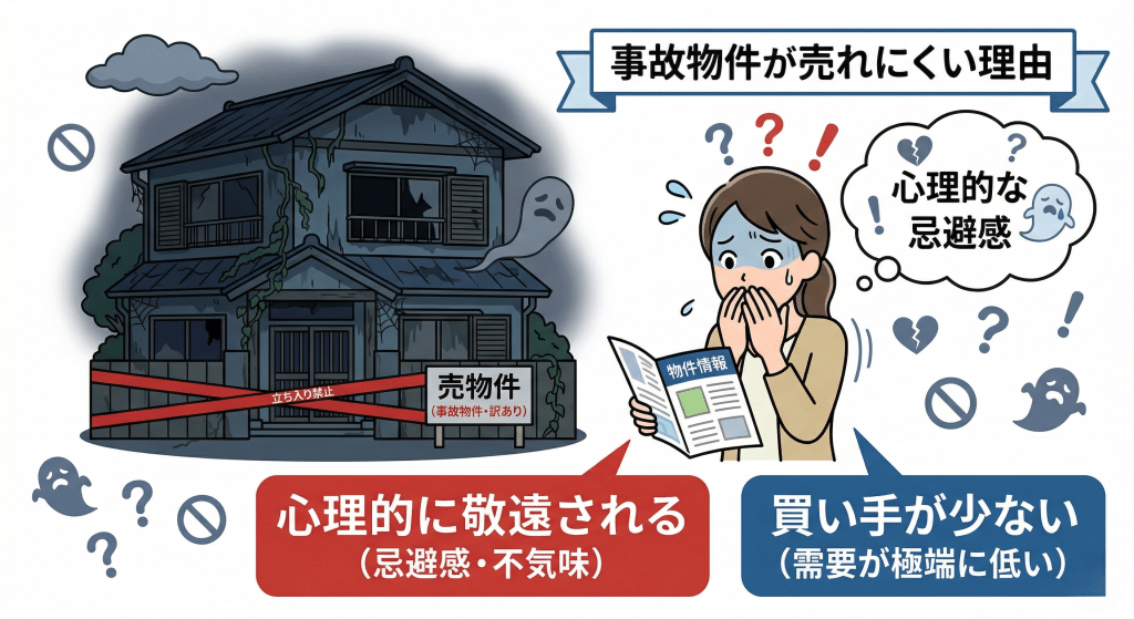事故物件が売れにくい理由