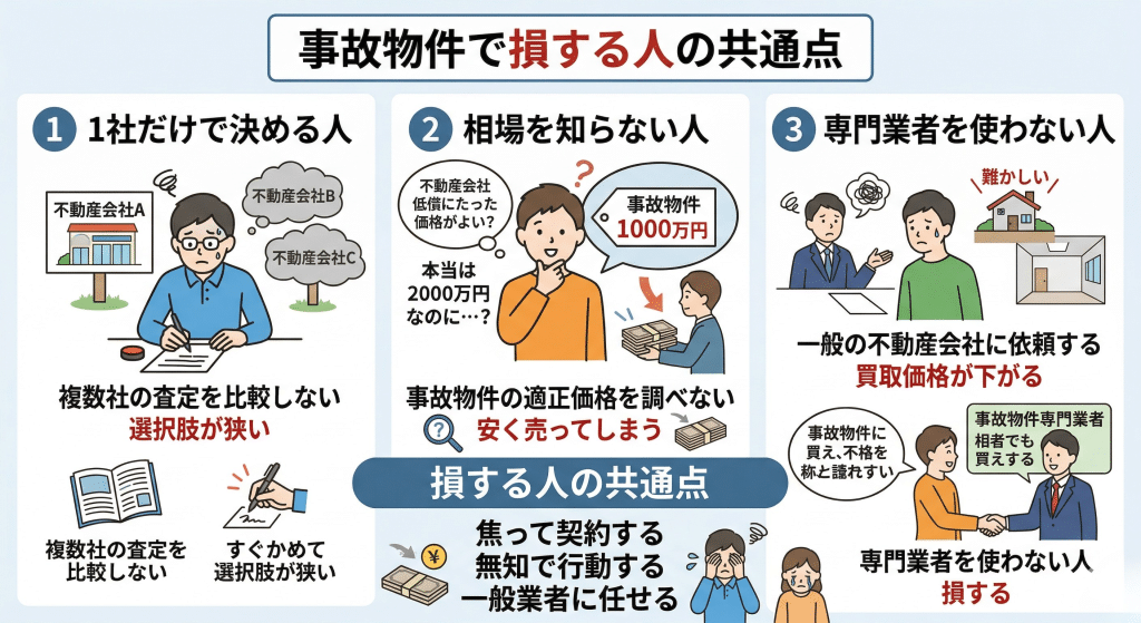 事故物件で損する人の特徴