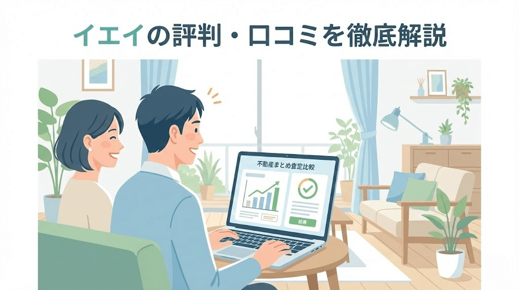 イエイの評判・口コミを解説する不動産一括査定のイメージ