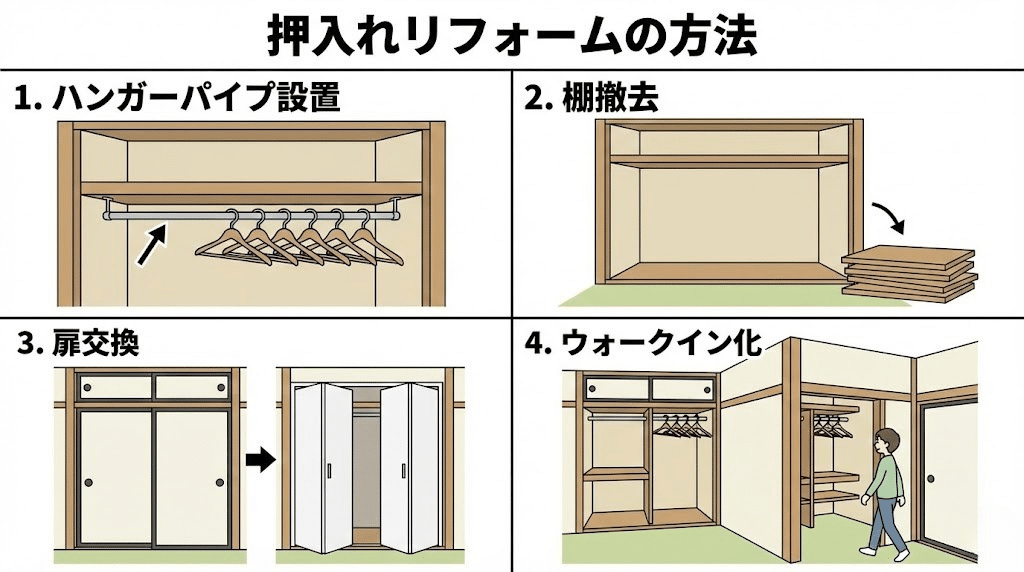 押入れリフォームの費用相場
