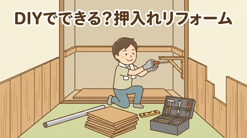 DIYでできる?押入れリフォーム