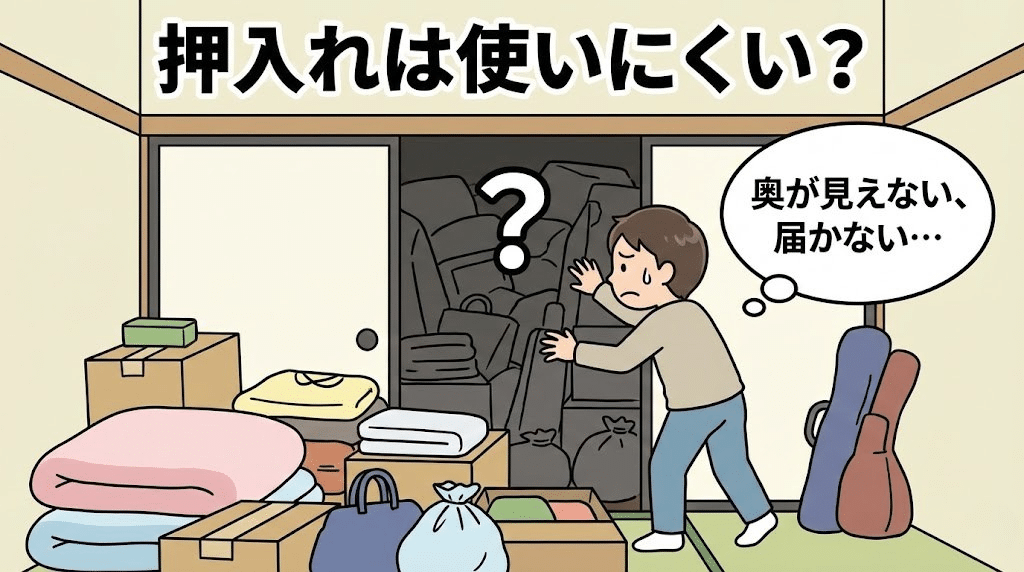 押入れは使いにくい?