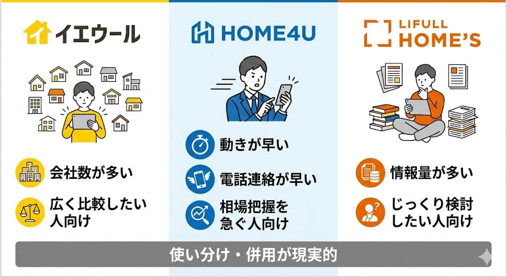 HOME4U イエウール 比較