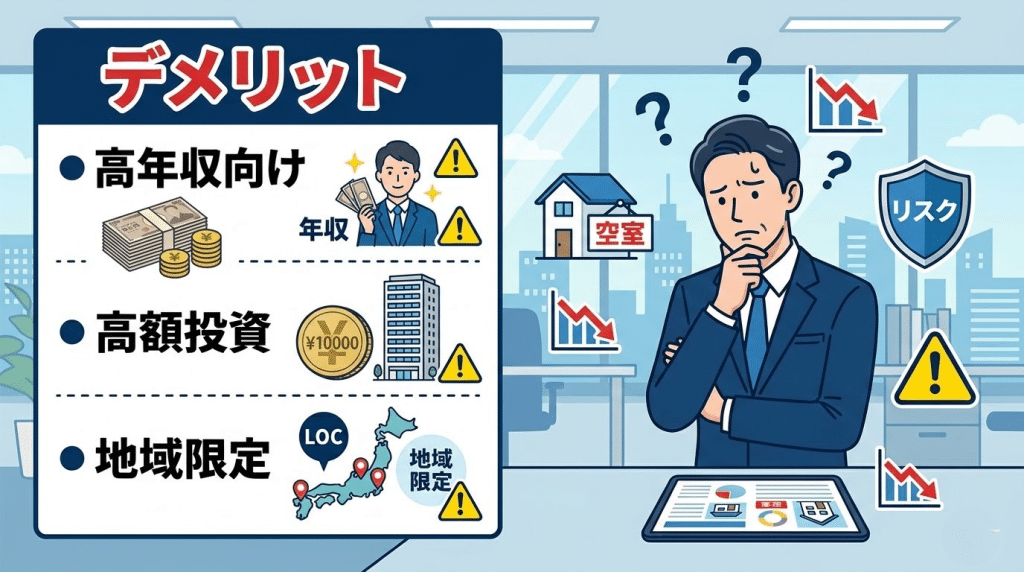 武蔵コーポレーションのデメリットをまとめた画像