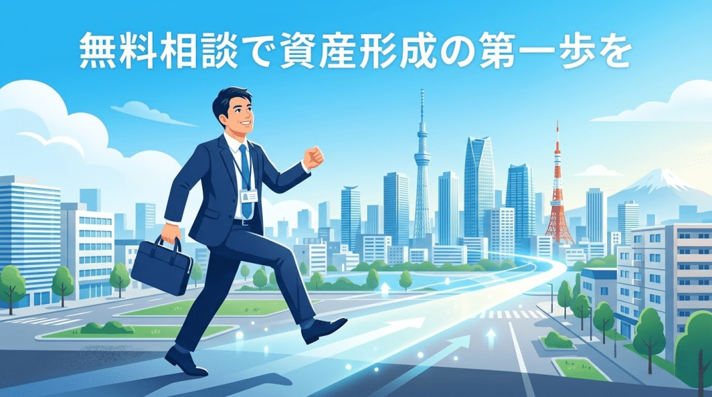 武蔵コーポレーションの無料相談を促すイメージ