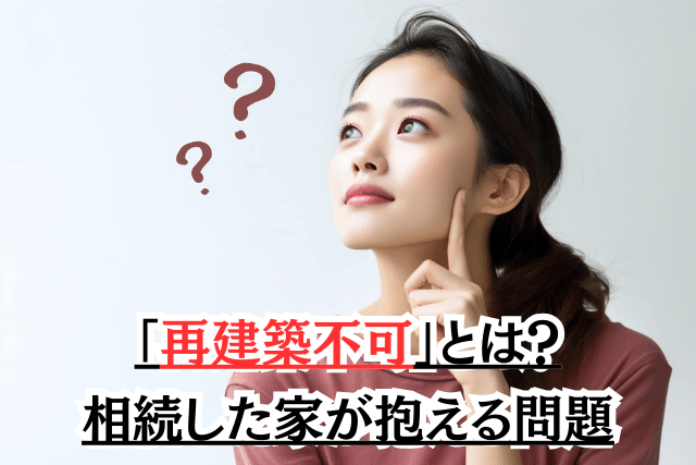 「再建築不可」とは?相続した家が抱える深刻な問題