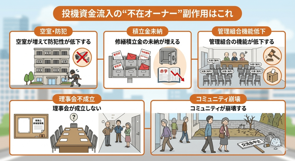 投機資金流入の“不在オーナー”副作用はこれ