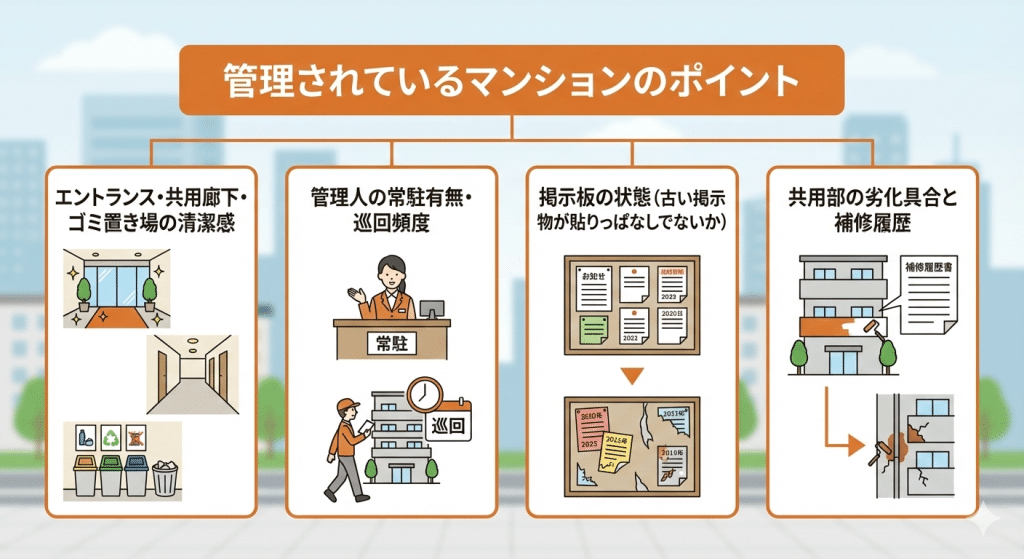 管理されているマンションのポイント