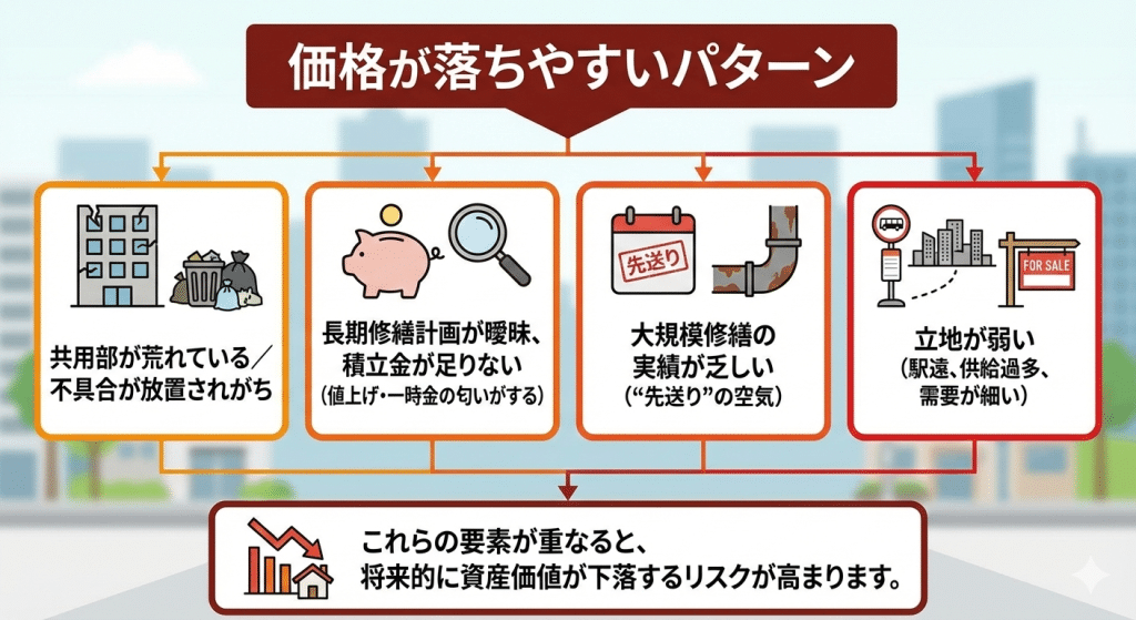 築20年の価格が下がりやすいマンション