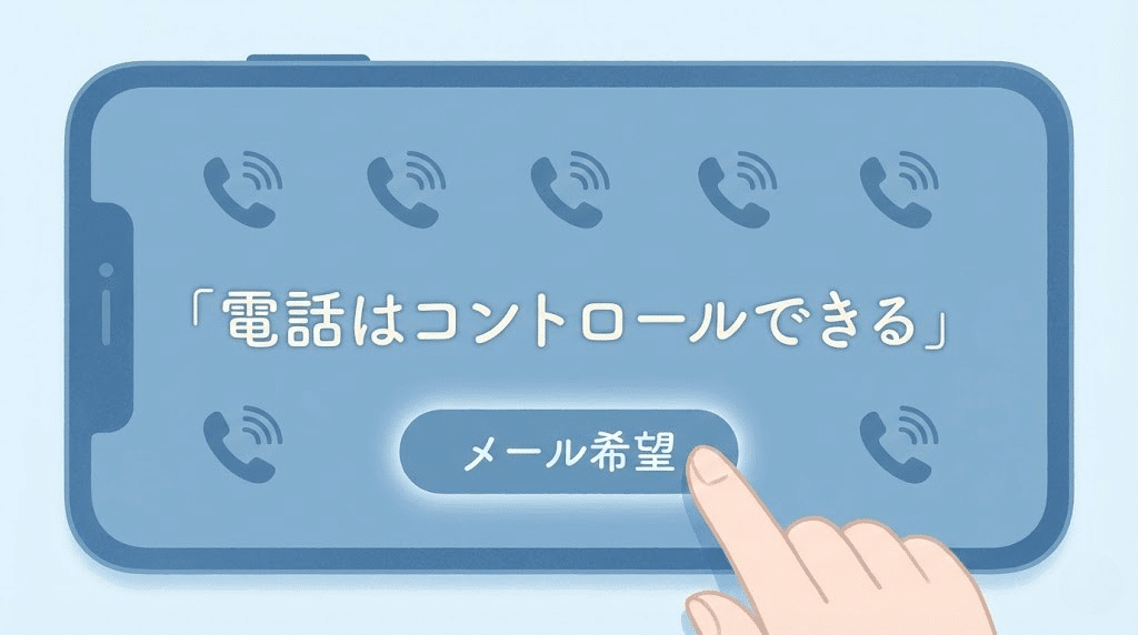 不動産一括査定の電話対応をコントロールするイメージ