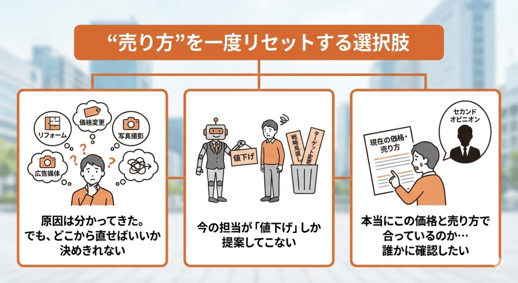 “売り方”を一度リセットする選択肢