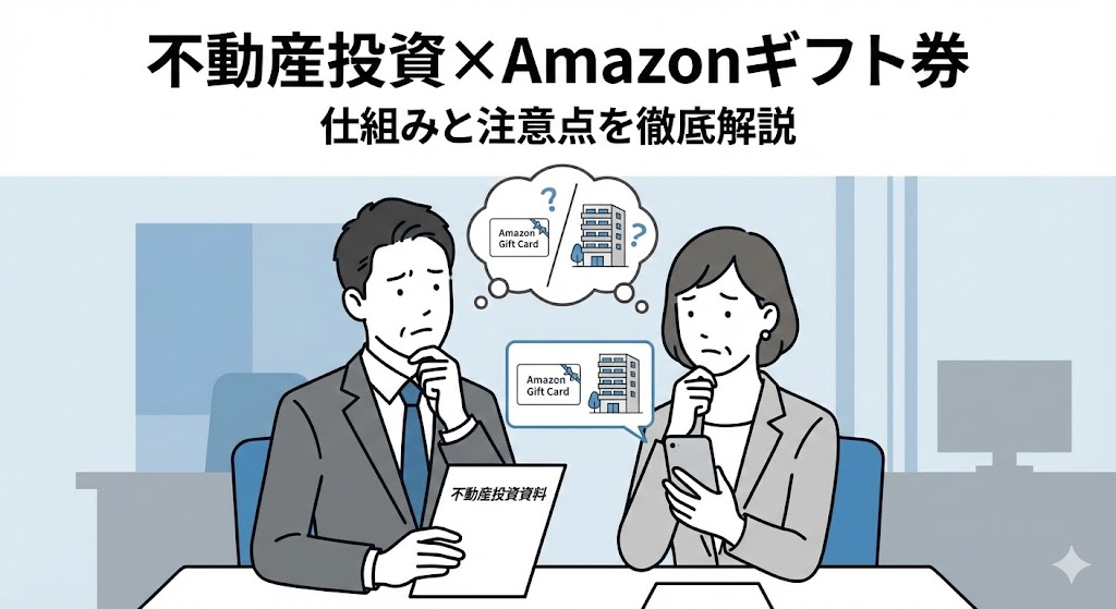Amazonギフト券がもらえる不動産投資キャンペーン比較