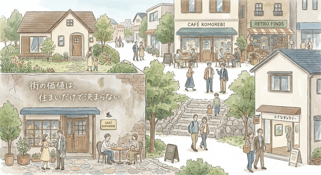 街の価値は住まいだけでなく、人と文化によって形づくられるイメージ