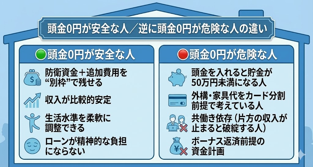 頭金0円は危険なのか?
