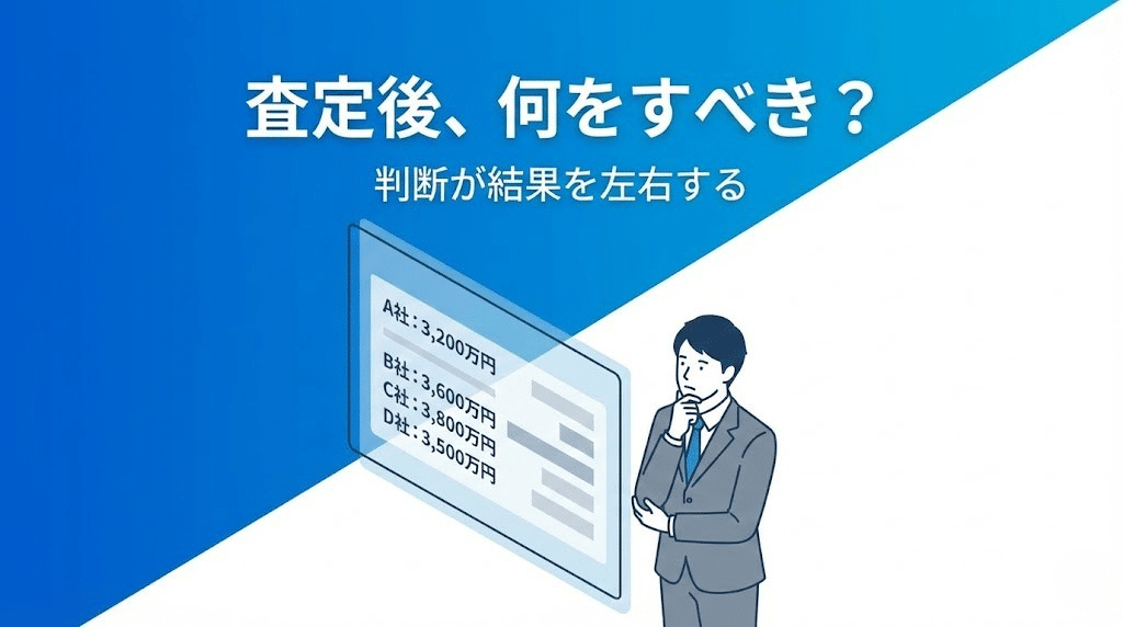 不動産一括査定後に迷っている様子のイメージ