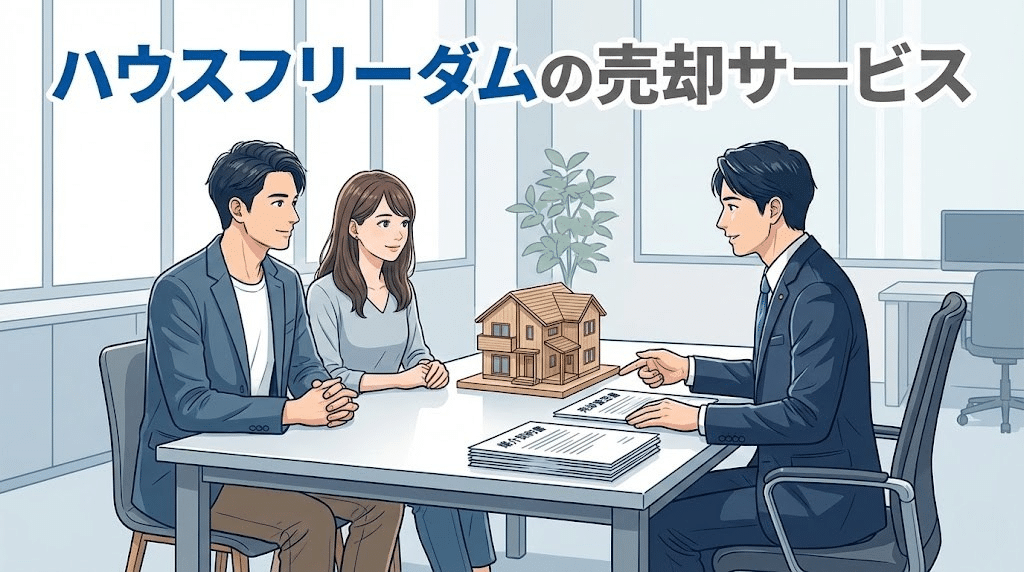 ハウスフリーダムの不動産売却サービス解説イメージ