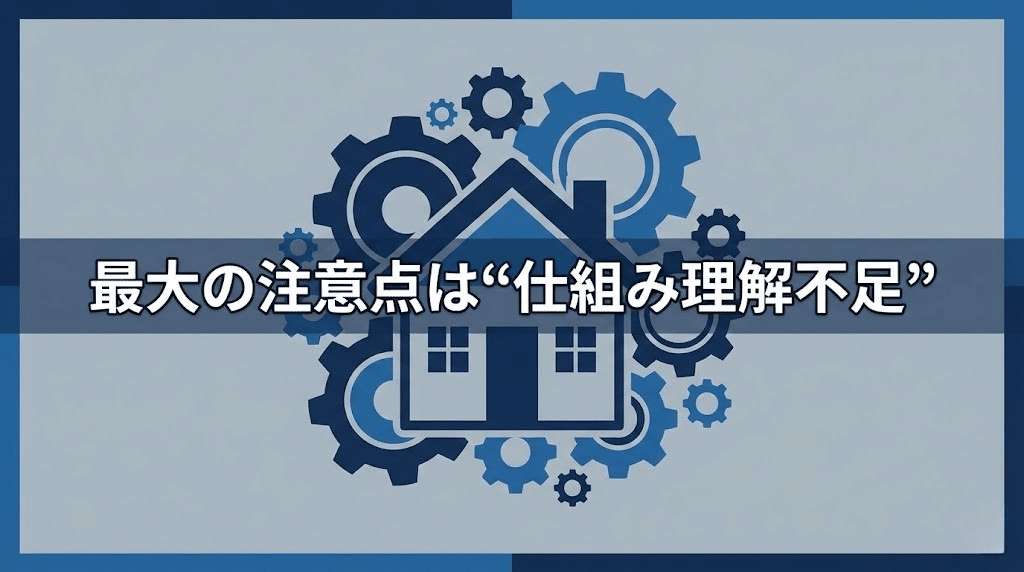 不動産一括査定の仕組み理解が重要であることを示すイラスト