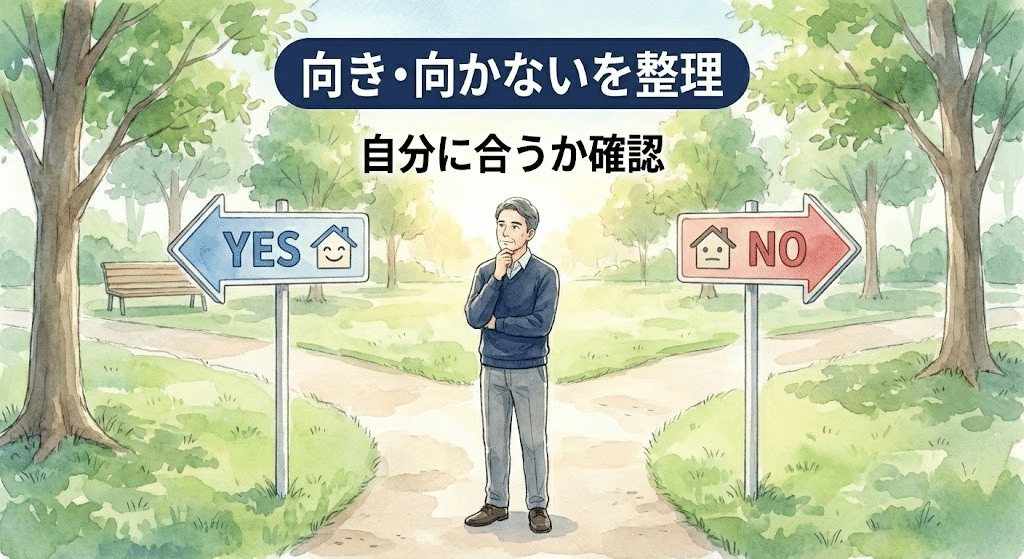 テラスオファー購入が向く人と向かない人の整理