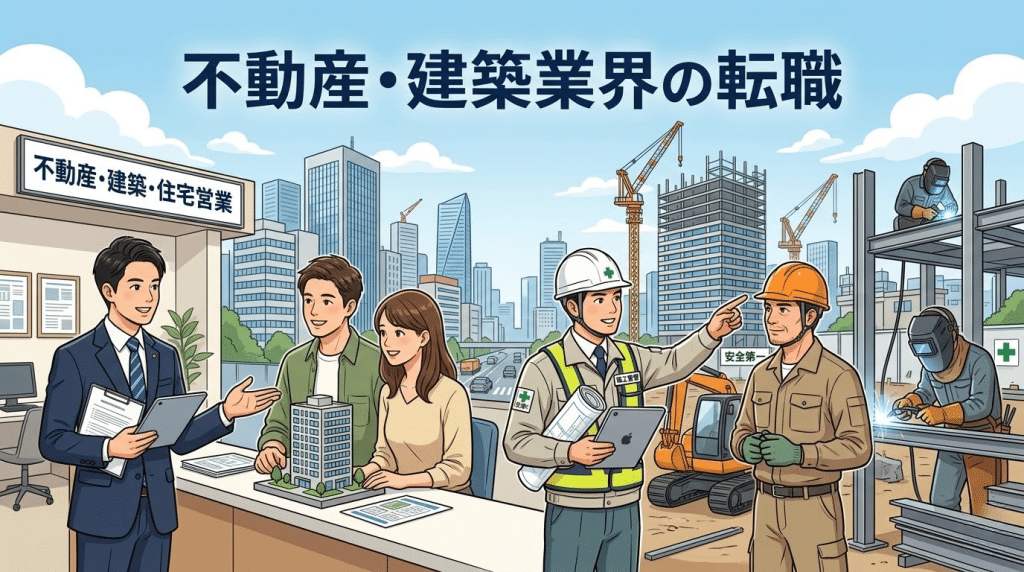 不動産建築業界の転職イメージ