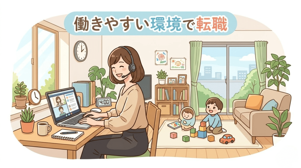 女性の働き方と転職のイメージ