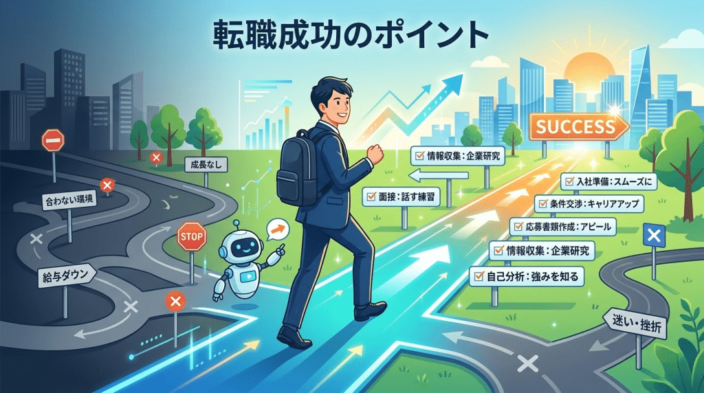 転職成功のイメージ