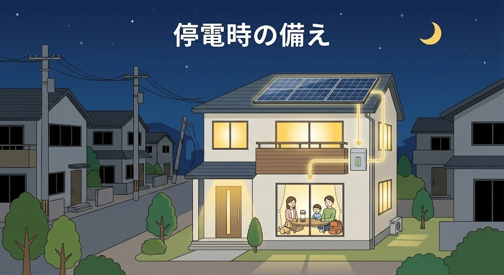 太陽光発電の災害対策イメージ