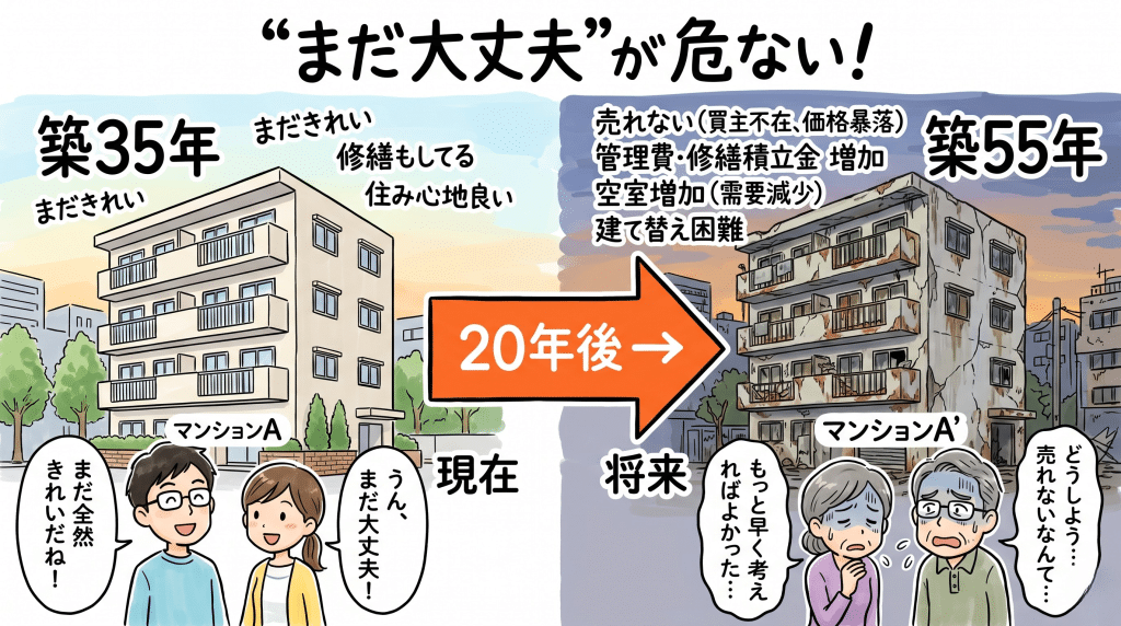 時間経過によって実家マンションの状況が悪化