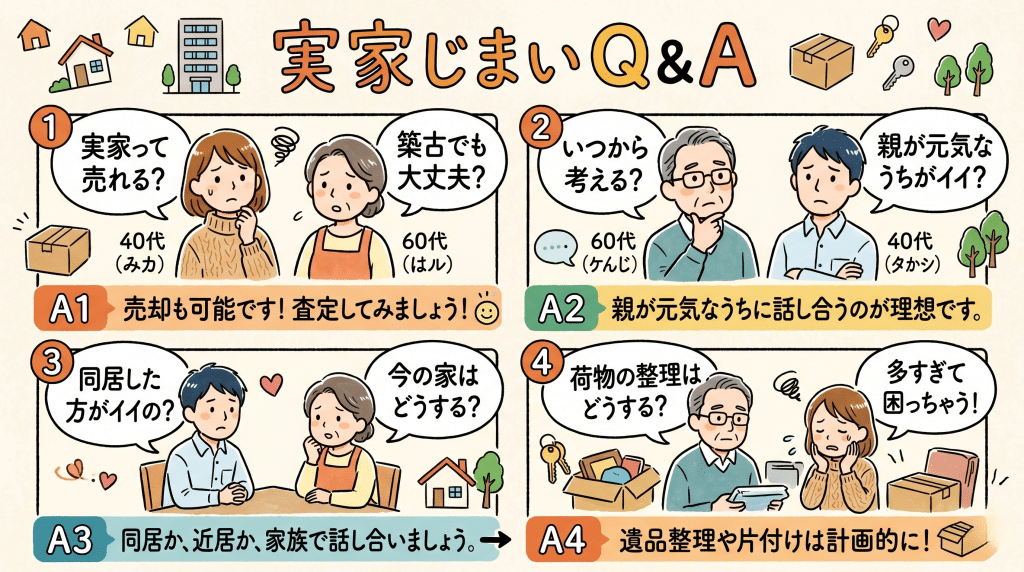実家じまいについて疑問